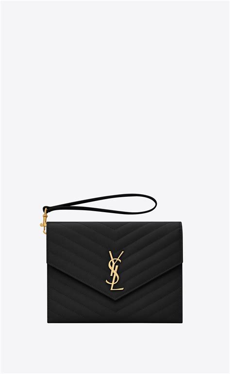 ysl clutch|ysl monogram clutch.